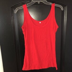 Red summer tank top